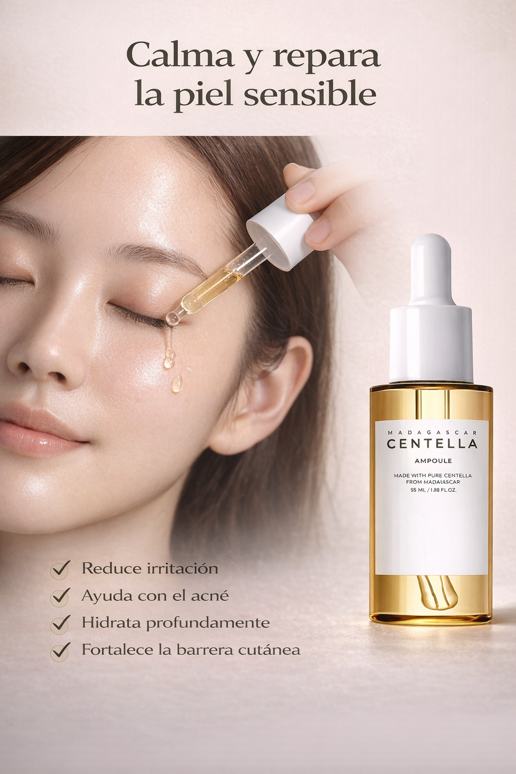 Facial Centella Calm Hidratante y Reparador 55 ml