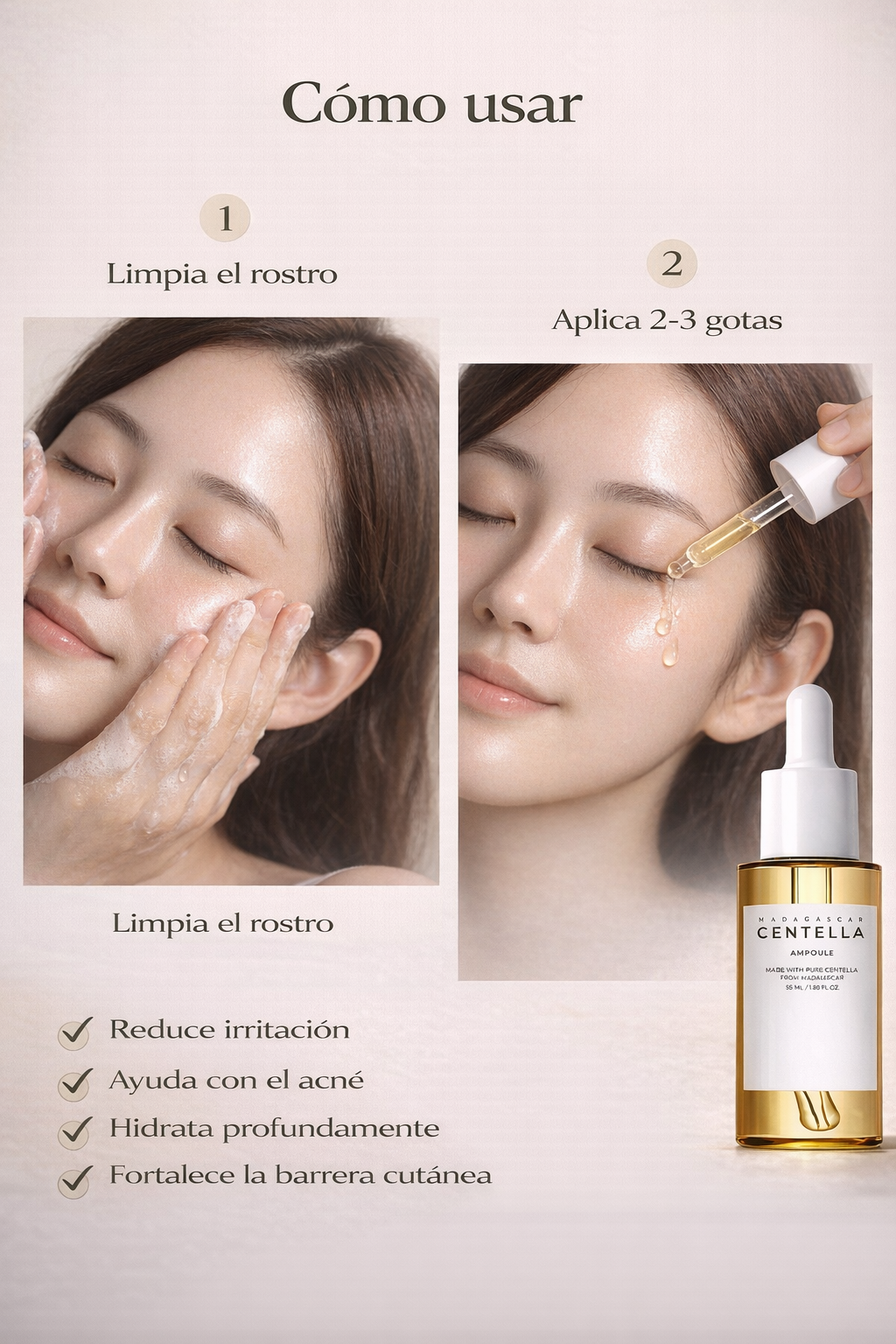 Facial Centella Calm Hidratante y Reparador 55 ml