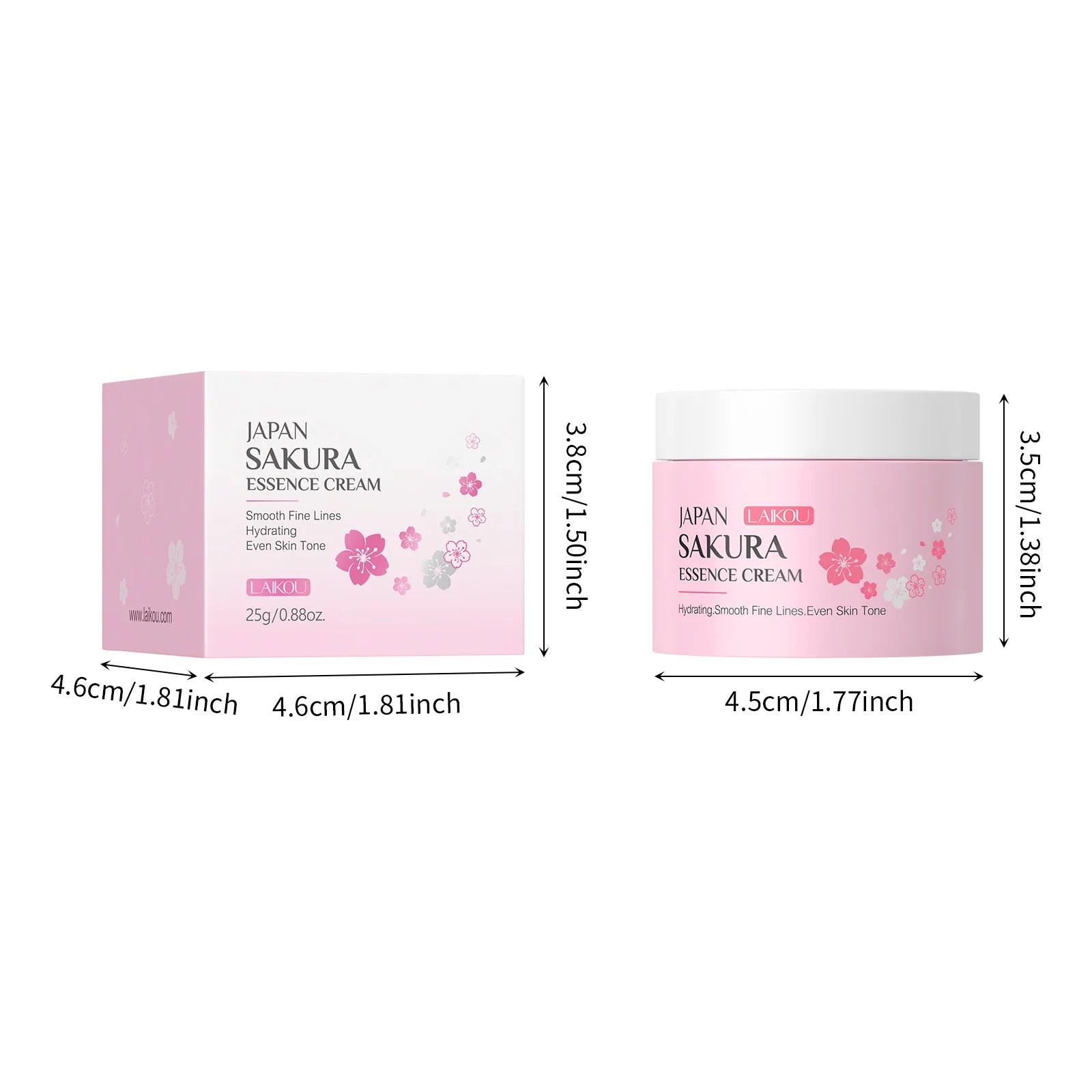 Crema Facial Hidratante Japan Sakura Laikou 60g