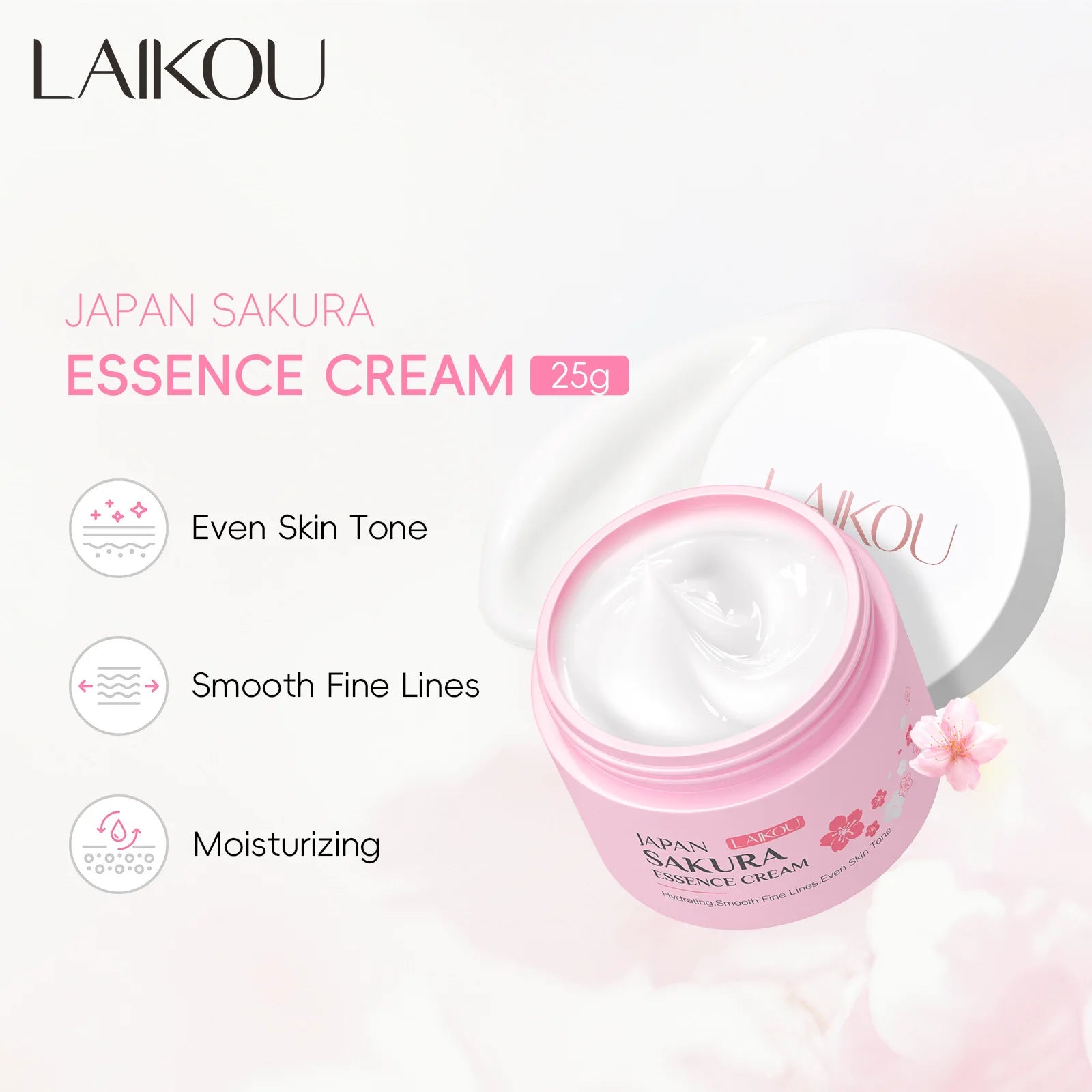 Crema Facial Hidratante Japan Sakura Laikou 60g