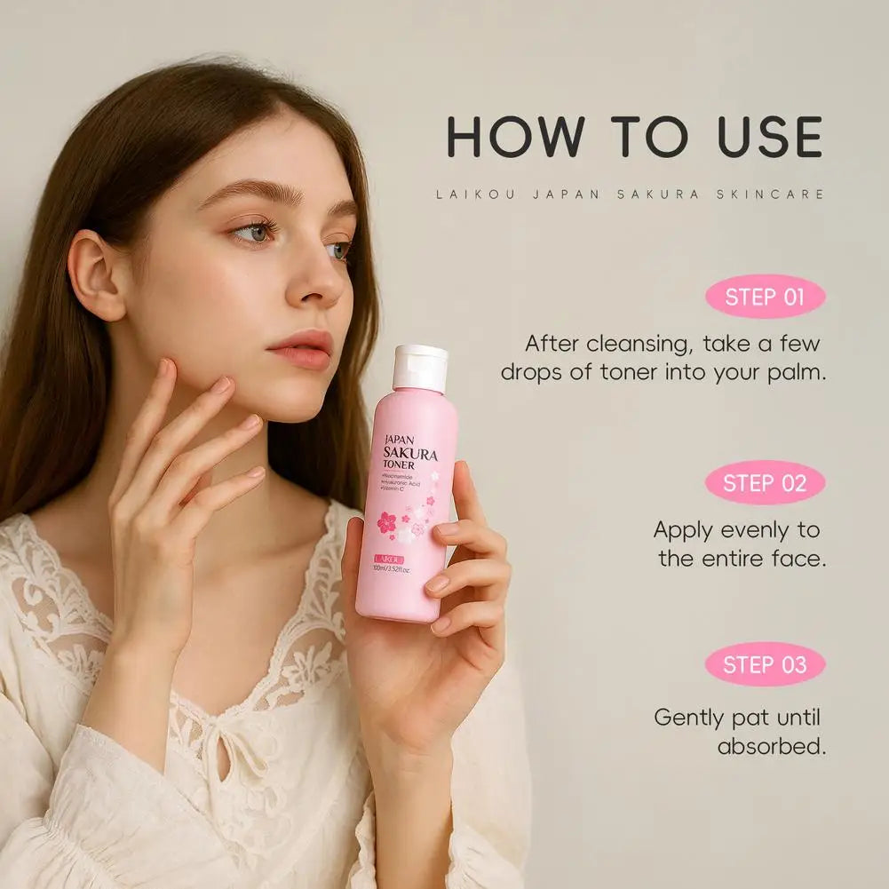 Tónico Facial hidratante Japan Sakura Laikou 100 ml